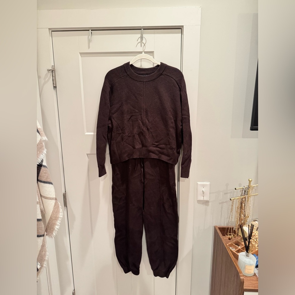 GAP Chocolate Brown Knit Sweater Set